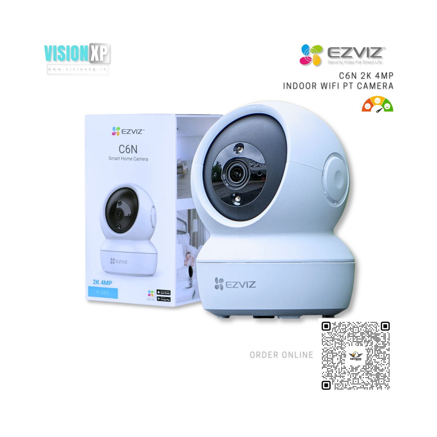 Hikvision Ezviz C6N 4mp Smart Wifi Pan Tilt Camera Hikvision Ezviz C6N 4mp Smart Wifi Pan Tilt Camera